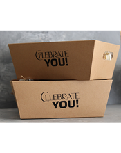 Load image into Gallery viewer, celebrate you giftbox olive oil basil chipotle cilantro lime spice smoky cacao smokey cacao beeswax candle essential oil nourish to flourish