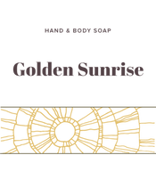 Load image into Gallery viewer, Golden Sunrise Soap label - Olive Seed