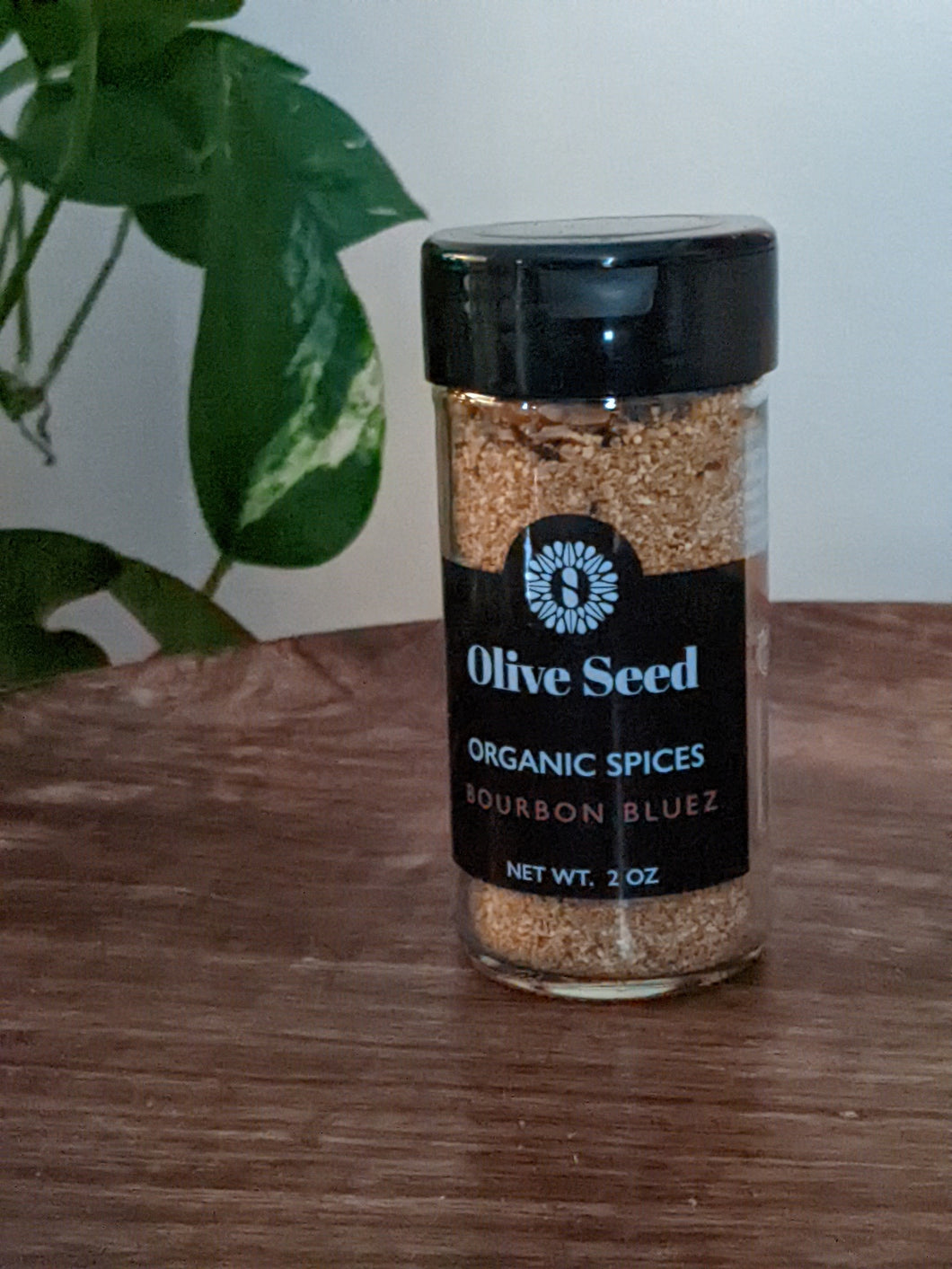 Bourbon Bluez 2 oz spice blend. Olive Seed