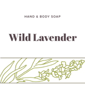 Load image into Gallery viewer, Wild Lavender Soap label - Olive Seed