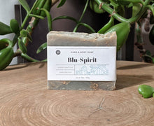 Load image into Gallery viewer, Blu-Spirit a 5 oz. hand and body soap bar. handcrafted