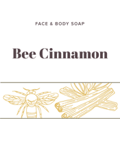 Load image into Gallery viewer, Bee Cinnamon Soap label - Olive Seed
