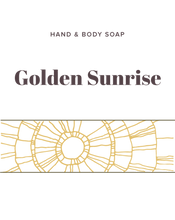 Load image into Gallery viewer, Golden Sunrise Soap label - Olive Seed
