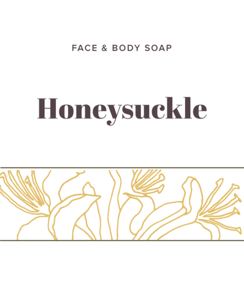 Honeysuckle Soap label - Olive Seed