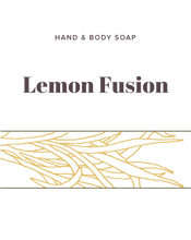 Load image into Gallery viewer, Lemon Fusion Soap label - Olive Seed
