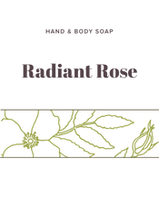 Load image into Gallery viewer, Radiant Rose Soap label - Olive Seed

