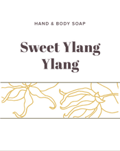 Load image into Gallery viewer, Sweet Ylang Ylang Soap label - Olive Seed
