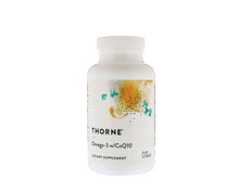 Load image into Gallery viewer, Thorne Omega 3 with CoQ10. 90 gel caps, Olive Seed
